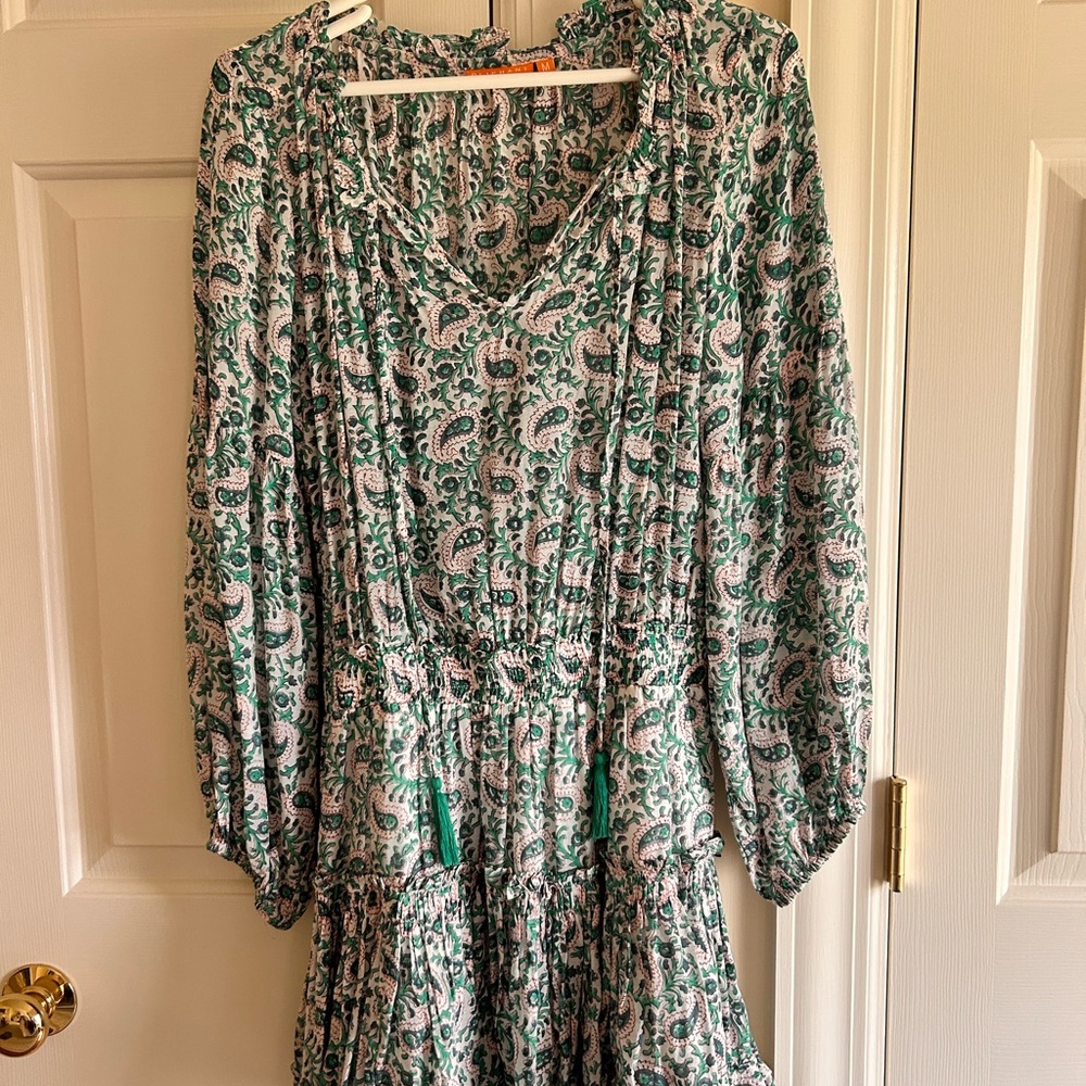Floral Green Dress